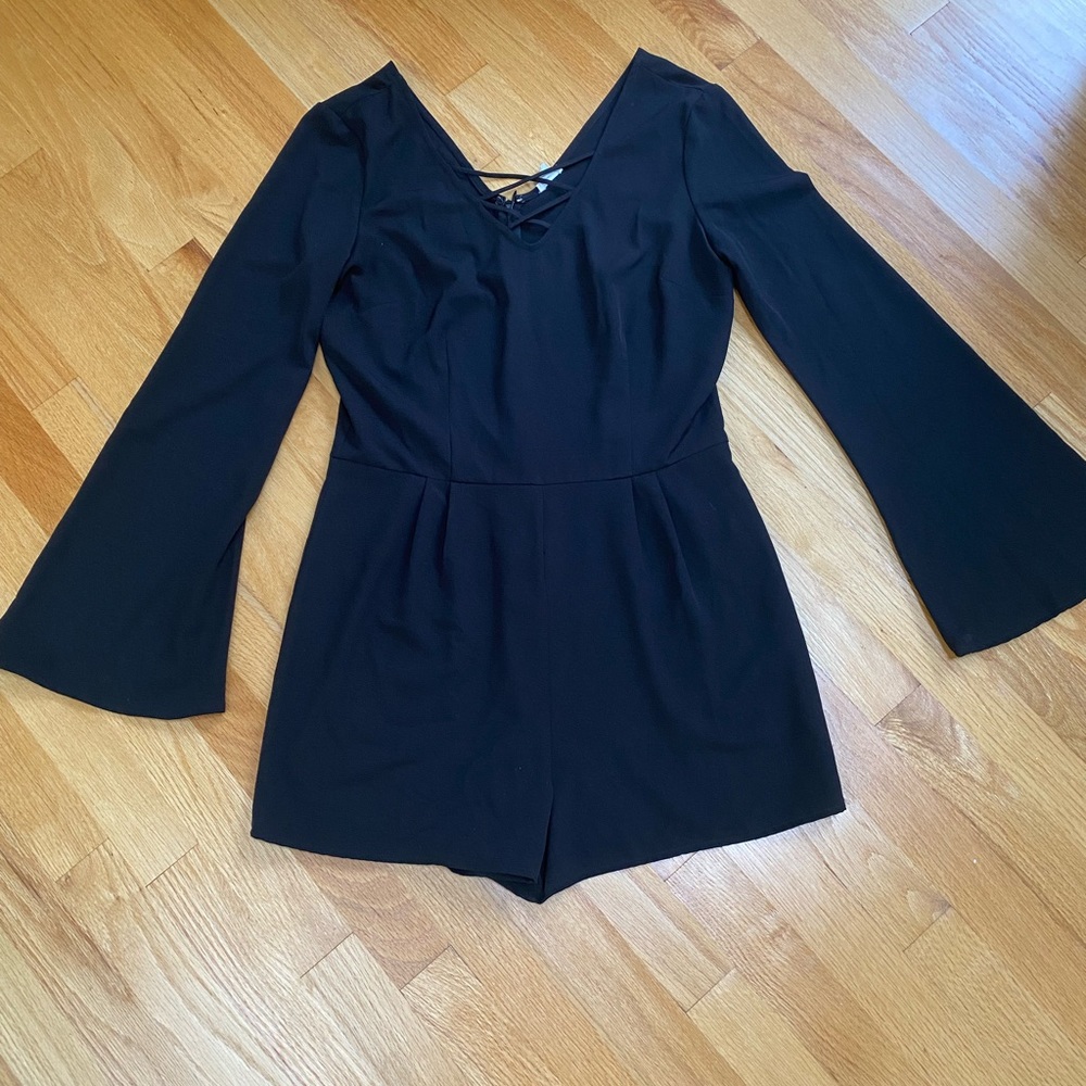 GARAGE Black Romper, size medium